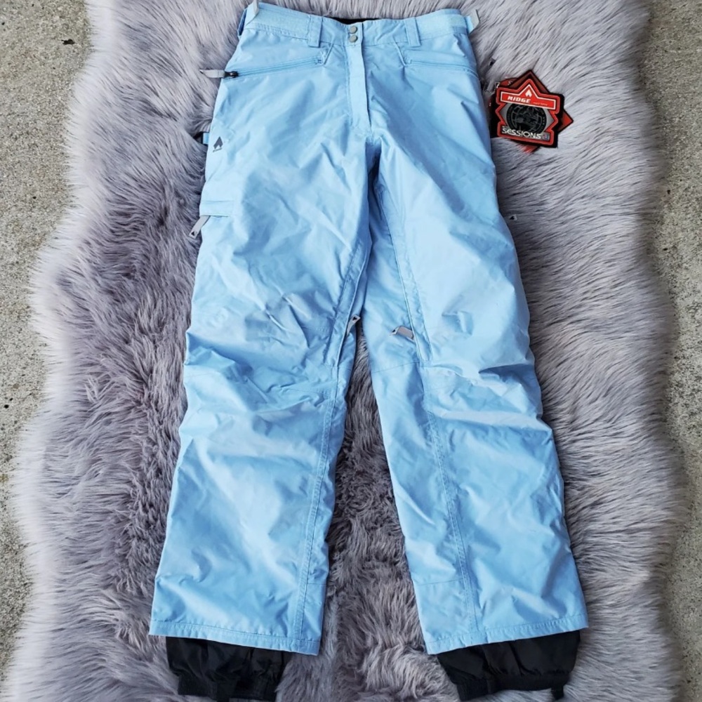 NEW Womans Sessions Snowboarding Pants blue large